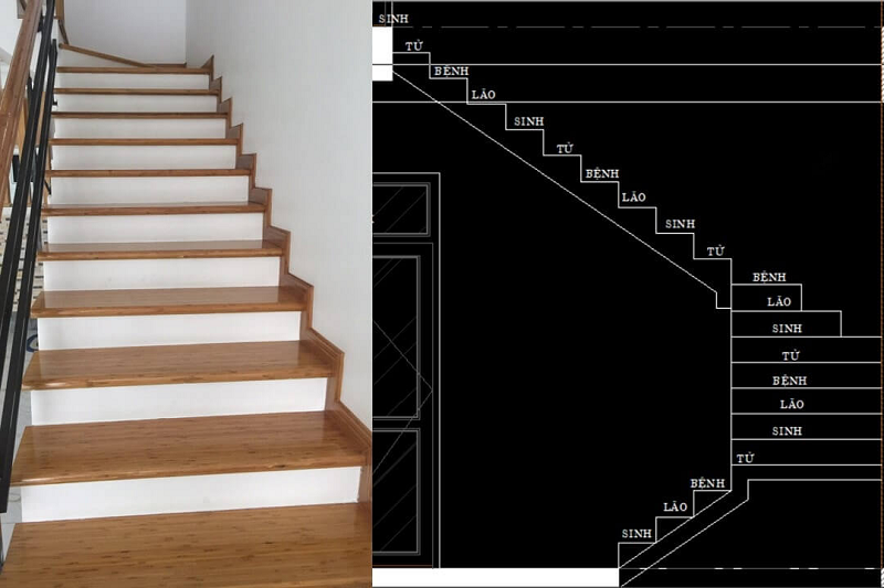 Giải đáp thắc mắc về cầu thang 23 bậc